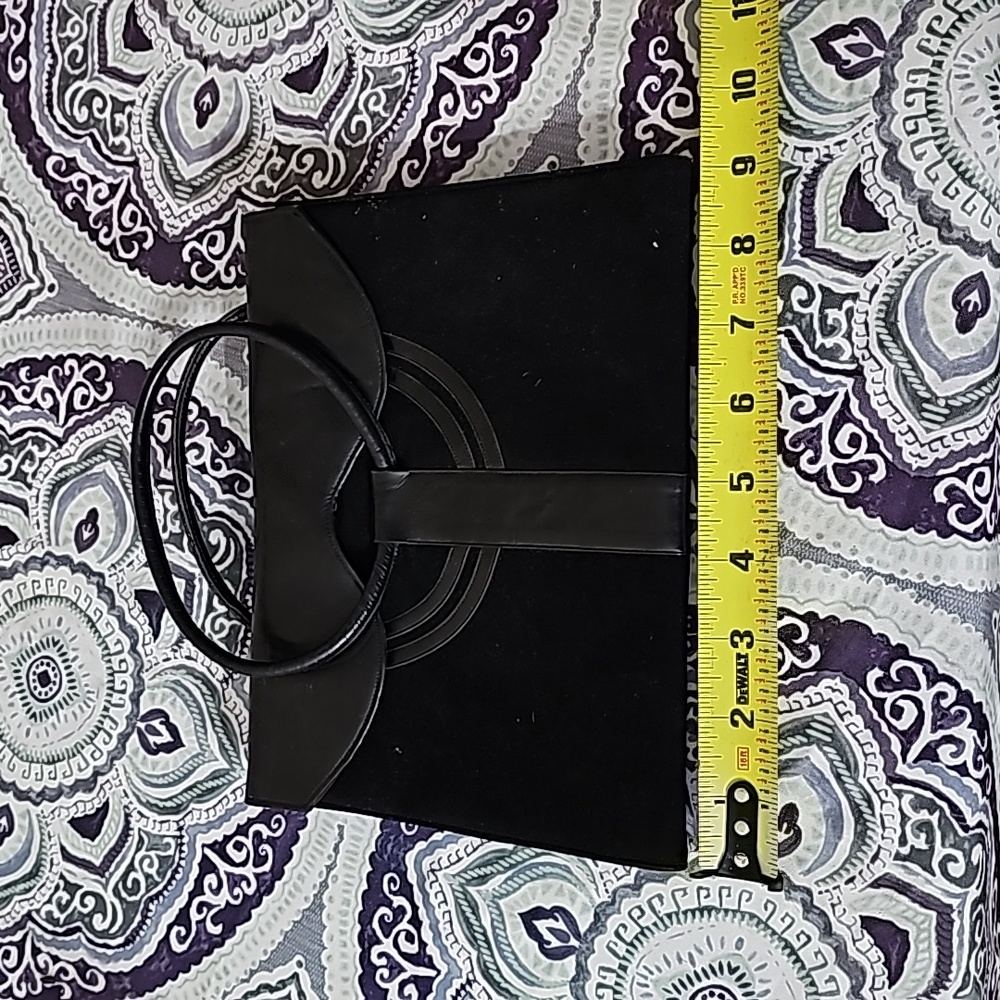 Vintage black evening clutch